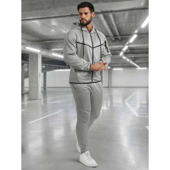 Šviesiai pilkas vyriškas komplektas Jake