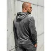 Grey men's velour set Silk JS/8C1169/29 Premium