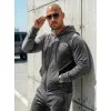 Grey men's velour set Silk JS/8C1169/29 Premium