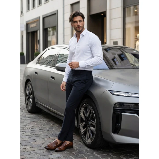 Vyriški balti marškiniai Top Marškiniai