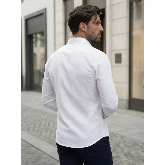 Vyriški balti marškiniai Top Marškiniai