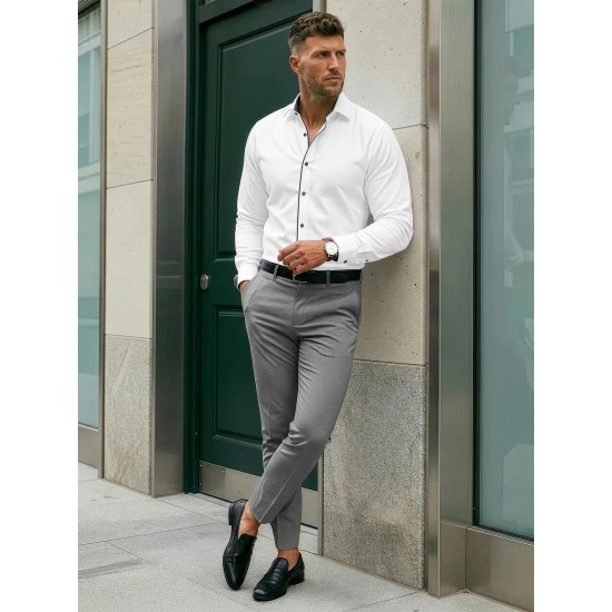 Vyriški balti marškiniai Blake Marškiniai