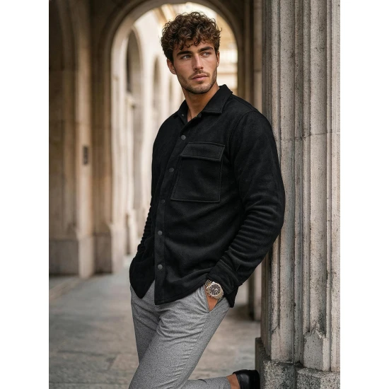 Vyriški juodi marškiniai Boston Marškiniai