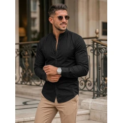 Vyriški juodos spalvos marškiniai Neo