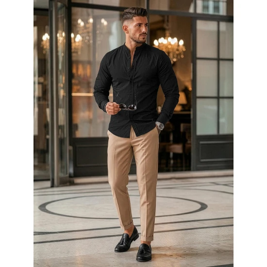 Vyriški juodos spalvos marškiniai Neo Marškiniai