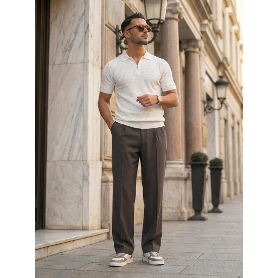 Vyriški balti polo marškinėliai Fast POLO marškinėliai