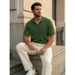 Vyriški žali polo marškinėliai Style