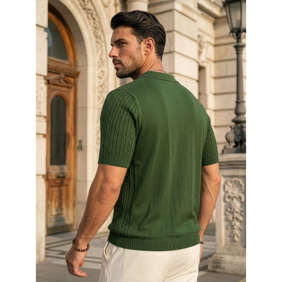 Vyriški žali polo marškinėliai Style POLO marškinėliai