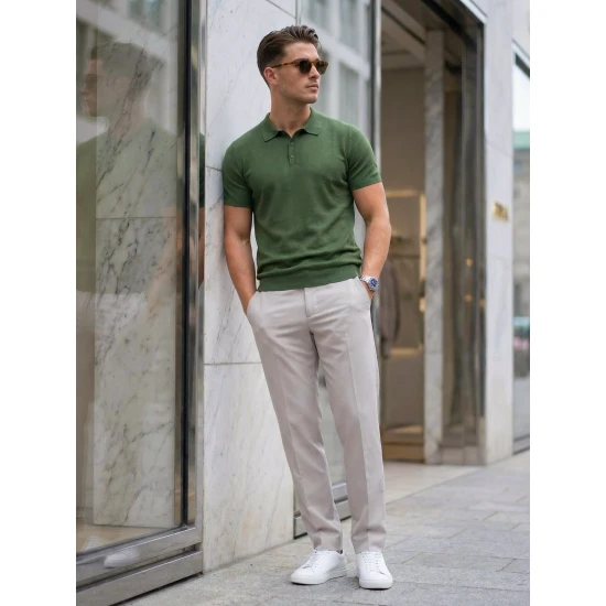 Vyriški žali polo marškinėliai Vibe POLO marškinėliai