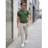 Męska zielona koszulka polo Vibe Koszulka POLO