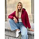 Women's burgundy jacket Albi Women's jackets