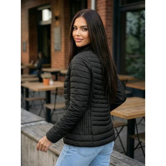 Moteriška juodos spalvos striukė Marsi Moteriškos striukės