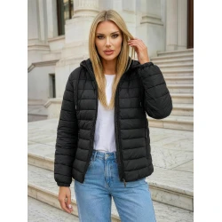 Moteriška juodos spalvos striukė Albi