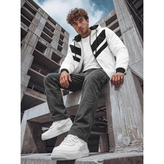 Vyriška balta dvipusė striukė Conrad Vyriškos Striukės ir Paltai