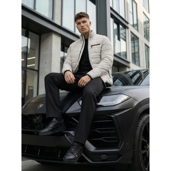 Pereinamojo laikotarpio rusva striukė Flif Vyriškos Striukės ir Paltai