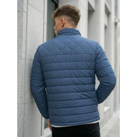 Pereinamojo laikotarpio tamsiai mėlyna striukė Gasen Vyriškos Striukės ir Paltai