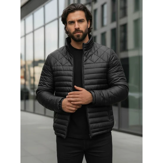 Vyriška juoda striukė Astor Vyriškos Striukės ir Paltai