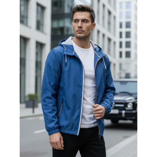 Vyriška plona mėlyna striukė Doran Rudeninės / Pavasarinės