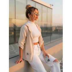 Przejściowa brązowa kurtka Mandi