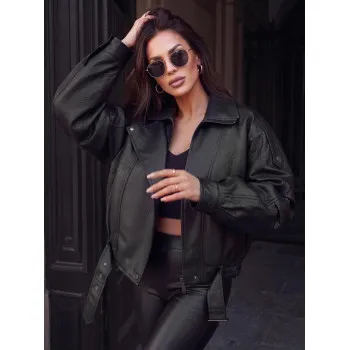 Women's Black Leather Jacket 