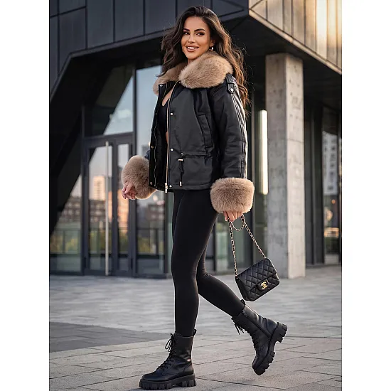 Tempo Women's Black Leather Jacket