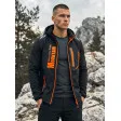 Juoda vyriška striukė su oranžinėmis detalėmis Ero