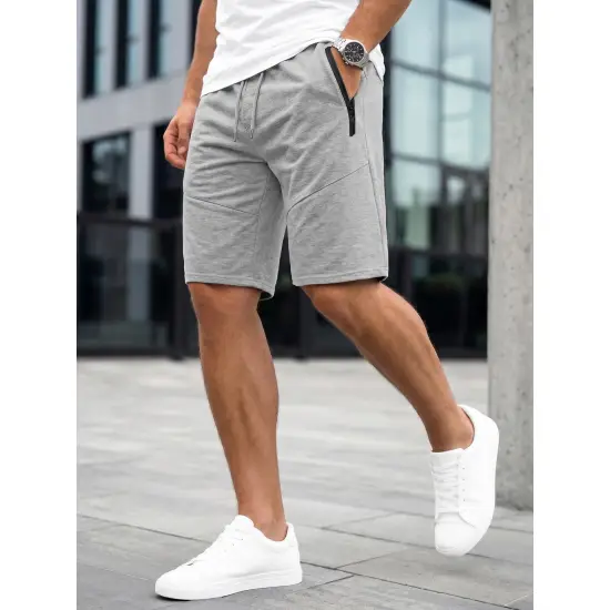 Vyriški pilki sportiniai šortai Novak JS/15K1822/2