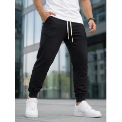 Vyriškos juodos spalvos kelnės Bold