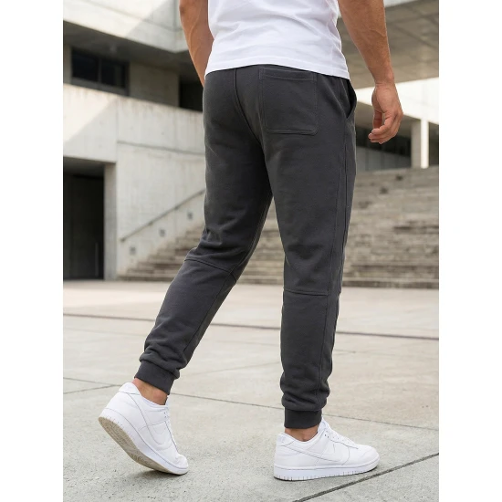 Vyriškos tamsiai mėlynos spalvos kelnės Base Laisvalaikio kelnės