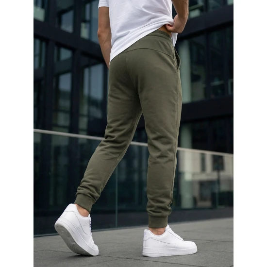 Vyriškos chaki spalvos kelnės Bold Laisvalaikio kelnės