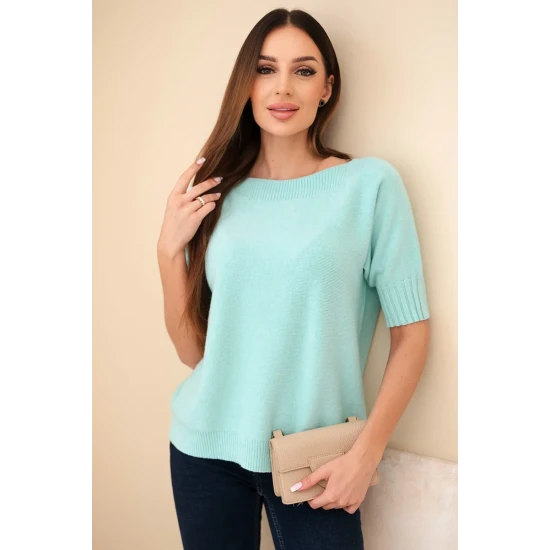 Moteriškas mėtinis megztinis Aleta