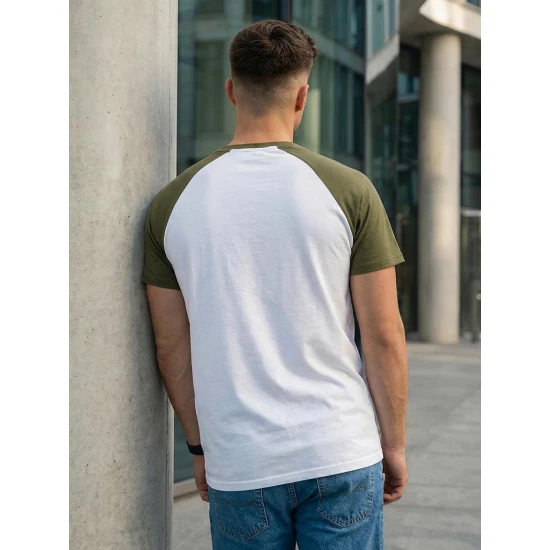 Vyriški balti/chaki marškinėliai Dilan Marškinėliai