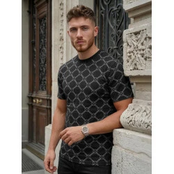 Vyriški juodi marškinėliai Jeff