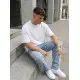 Vyriški balti oversize marškinėliai Perfect Marškinėliai su užrašais