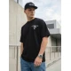 Vyriškas juodas oversize marškinėlis „Jevin“