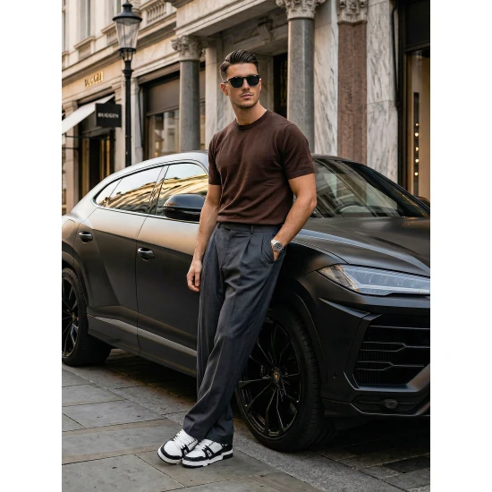 Vyriški rudi marškinėliai Summer