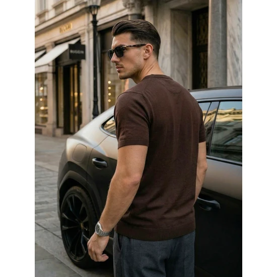 Vyriški rudi marškinėliai Summer