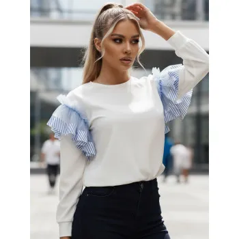 Женский белый джемпер Fancy