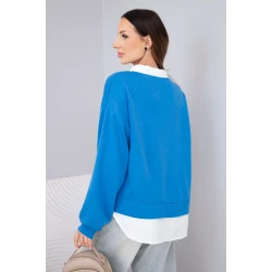 Moteriška mėlyna palaidinė Liucy