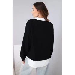 Moteriška juoda palaidinė Liucy