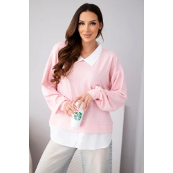 Moteriška šviesiai rožinė palaidinė Liucy