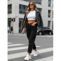 Moteriški juodi džinsai Normi