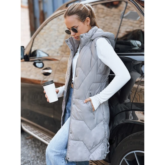 Moteriška ilga pilka liemenė Lucy Moteriškos liemenės