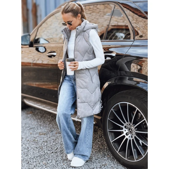 Moteriška ilga pilka liemenė Lucy Moteriškos liemenės