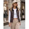 Women's Dark Brown Vest by Panel