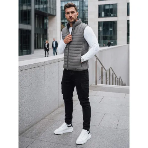 Vyriška pilkos spalvos liemenė Stix
