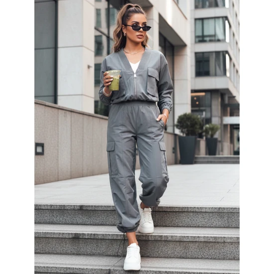 Moteriškas pilkas komplektas Rotvi Moteriški komplektai