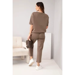 Naisten ruskea setti Elite