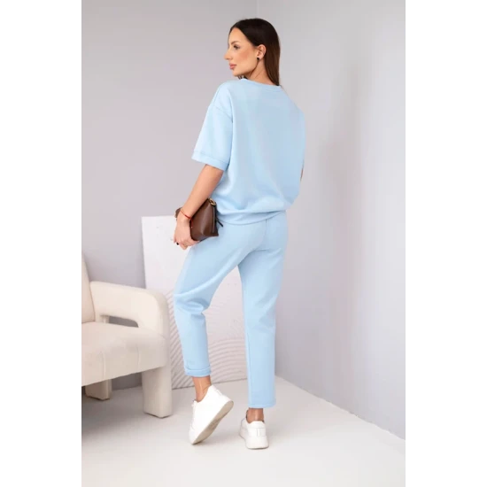 Moteriškas šviesiai mėlunas komplektas Elite Moteriški komplektai