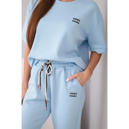 Moteriškas šviesiai mėlunas komplektas Elite Moteriški komplektai